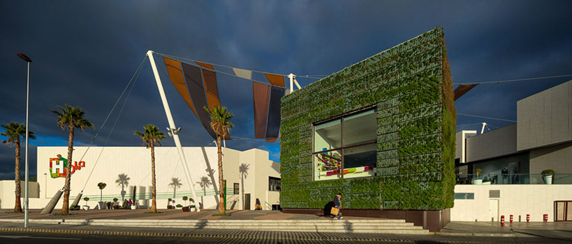 Arquitectura verde, fachadas y interiores vegetales, cubiertas ajardinadas